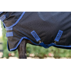 Couverture Horseware Amigo Ripstop 900D Plus Petite Turnout 0g Noir / bleu classique Couverture Horseware Amigo Ripstop 900D Plus Petite Turnout 0g Noir / bleu classique