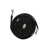Longues rênes HKM Slim 18 m Noir Longues rênes HKM Slim 18 m Noir