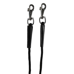 Longues rênes HKM Slim 18 m Noir