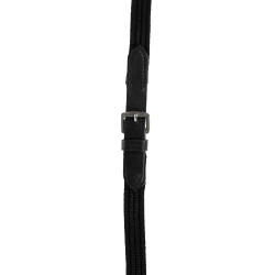 Longues rênes HKM Slim 18 m Noir