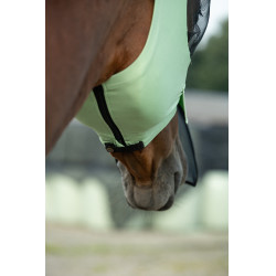 Masque anti-mouches HKM Elastic protection du naseau Jade Bleu Masque anti-mouches HKM Elastic protection du naseau Jade Bleu