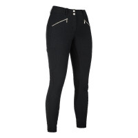 Pantalon HKM Lia taille haute fond 1/1 en Alos Noir