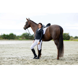 Polo de concours HKM Amalfi Blanc Polo de concours HKM Amalfi Blanc