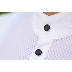 Polo de concours HKM Amalfi Blanc Polo de concours HKM Amalfi Blanc