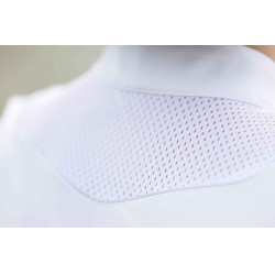 Polo de concours HKM Amalfi Blanc Polo de concours HKM Amalfi Blanc