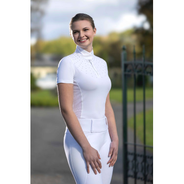 Polo de concours HKM Skadi manches courtes femme Polo de concours HKM Skadi manches courtes femme