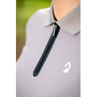 Polo HKM Amalfi Taupe Marron