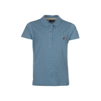 Polo HKM Claire Bleu gris