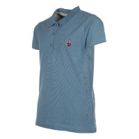 Polo HKM Claire Bleu gris