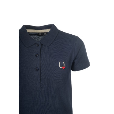 Polo HKM Claire Bleu foncé Polo HKM Claire Bleu foncé