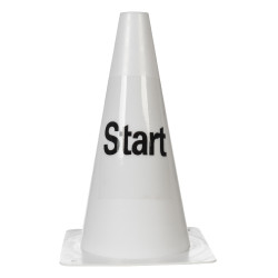 Pylônes de piste HKM Dressage Hobby Horsing Blanc