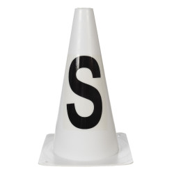 Pylônes de piste HKM Dressage Hobby Horsing Blanc