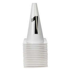 Pylônes de piste HKM Sauter Hobby Horsing Blanc