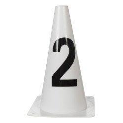 Pylônes de piste HKM Sauter Hobby Horsing Blanc