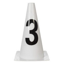 Pylônes de piste HKM Sauter Hobby Horsing Blanc