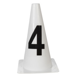 Pylônes de piste HKM Sauter Hobby Horsing Blanc