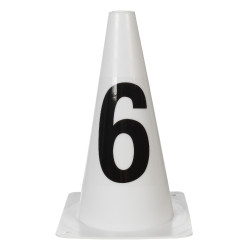 Pylônes de piste HKM Sauter Hobby Horsing Blanc