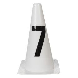 Pylônes de piste HKM Sauter Hobby Horsing Blanc