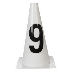 Pylônes de piste HKM Sauter Hobby Horsing Blanc