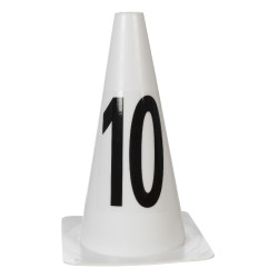 Pylônes de piste HKM Sauter Hobby Horsing Blanc