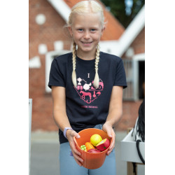 Seau à nourriture HKM Hobby Horsing Orange