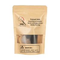 Set de pansage HKM en bois Hobby Horsing Naturel Set de pansage HKM en bois Hobby Horsing Naturel