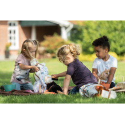 Set de pansage HKM en bois Hobby Horsing Naturel