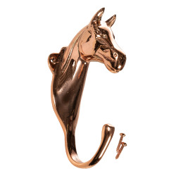 Support HKM pour tête de cheval en laiton Cuivre Marron