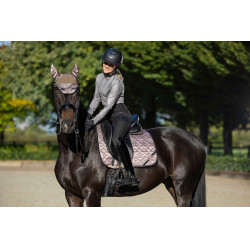 T-Shirt fonctionnel HKM Summer Milano II Taupe Marron