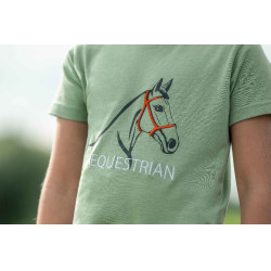 T-Shirt HKM Grace Jade Bleu