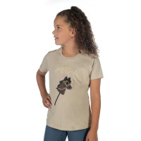 T-Shirt HKM Hobby Horsing Rainbow Beige