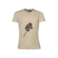 T-Shirt HKM Hobby Horsing Rainbow Beige