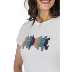 T-Shirt HKM Mirror Blanc T-Shirt HKM Mirror Blanc