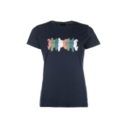 T-Shirt HKM Mirror Bleu foncé