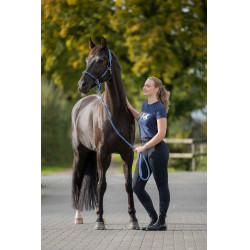 T-Shirt HKM Mirror Bleu foncé