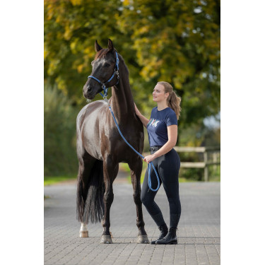 T-Shirt HKM Mirror Bleu foncé