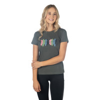 T-Shirt HKM Mirror Gris vert