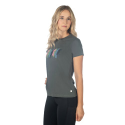 T-Shirt HKM Mirror Gris vert