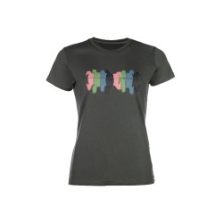 T-Shirt HKM Mirror Gris vert