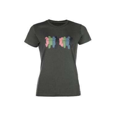T-Shirt HKM Mirror Gris vert