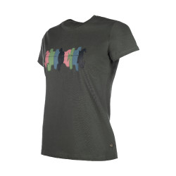 T-Shirt HKM Mirror Gris vert