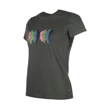 T-Shirt HKM Mirror Gris vert