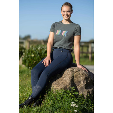 T-Shirt HKM Mirror Gris vert