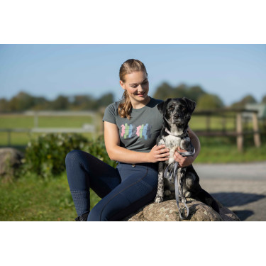 T-Shirt HKM Mirror Gris vert