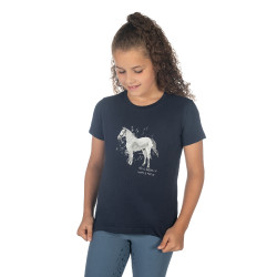 T-Shirt HKM Sparkle Bleu foncé T-Shirt HKM Sparkle Bleu foncé