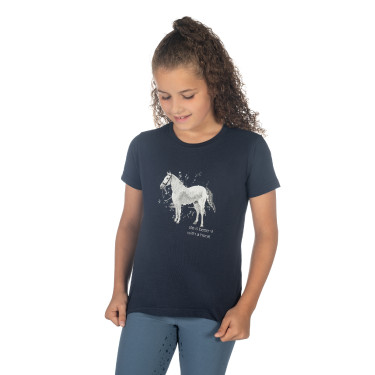 T-Shirt HKM Sparkle Bleu foncé T-Shirt HKM Sparkle Bleu foncé