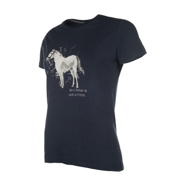 T-Shirt HKM Sparkle Bleu foncé T-Shirt HKM Sparkle Bleu foncé