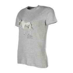 T-Shirt HKM Sparkle Gris chiné