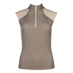 Top fonctionnel HKM Amalfi Taupe / beige Marron Top fonctionnel HKM Amalfi Taupe / beige Marron