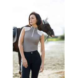 Top fonctionnel HKM Amalfi Taupe / beige Marron Top fonctionnel HKM Amalfi Taupe / beige Marron